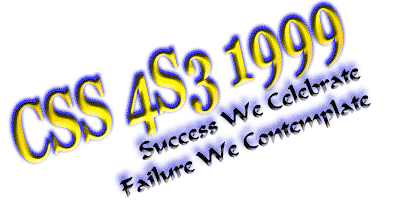 Welcome To CSS 4S3 1999 Homepage